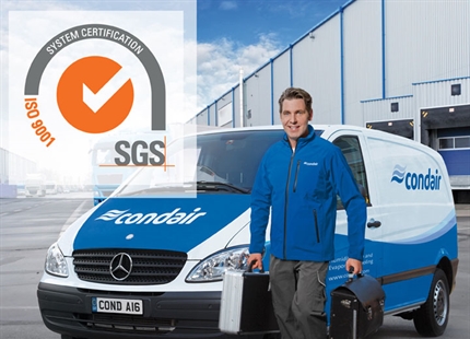 Condair ISO9001 marks 30 years’ of quality