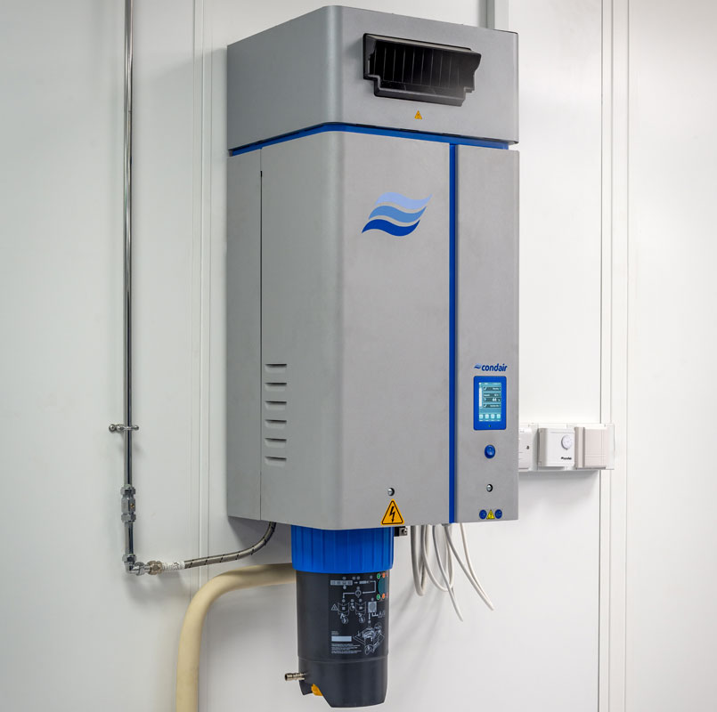 The Condair RS is a popular choice for digital print rooms, as it offers very accurate humidity control and has an innovative scale management system. The Condair RS is a popular choice for digital print rooms, as it offers very accurate humidity control and has an innovative scale management system.